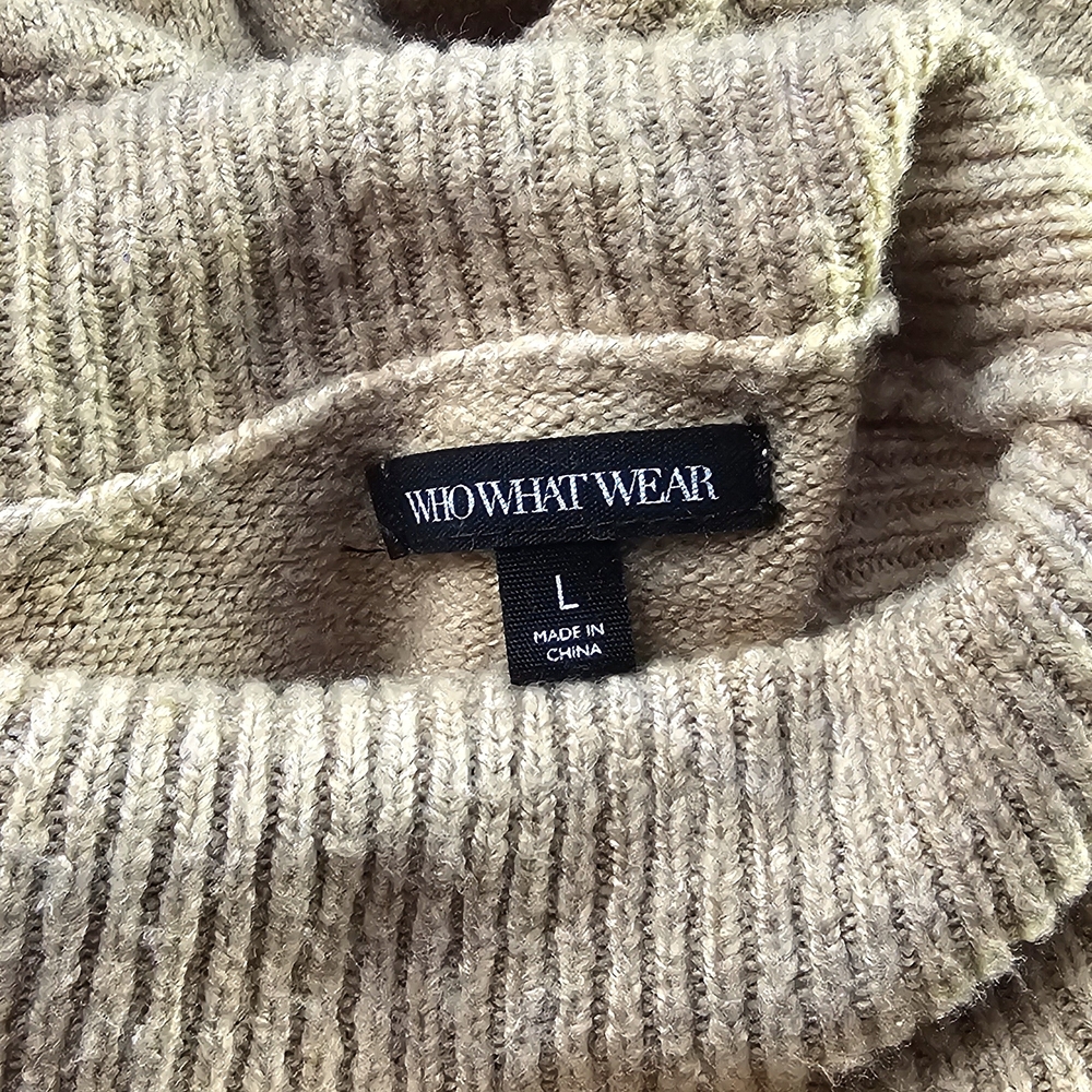 Who What Wear Tan Sweater